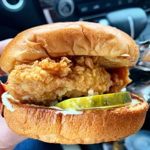 The famous chicken sandwich!