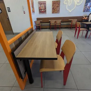 This is ADA seating. Yay!