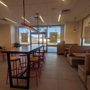 This is where you eat the food