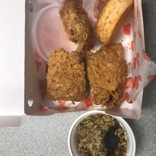 Size of thighs and wings were smaller than usual.