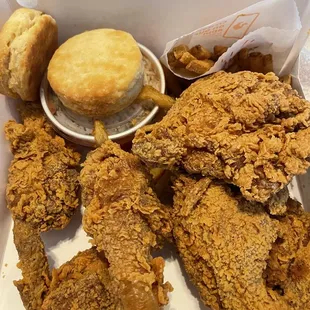 2 can dine $9.99 online/app 5 pc mixed, 2 sides, 2 biscuits