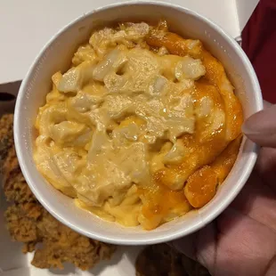 Regular Homestyle Mac n Cheese ion know, tasted off like it was made with dirty sink water lol