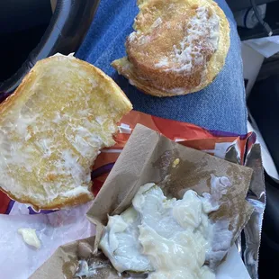 Hmm mayonnaise sandwich or chicken sandwich?