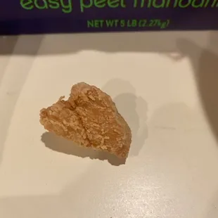 Inedible nugget