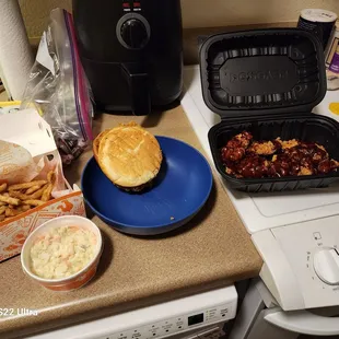 What I received and food was cold.