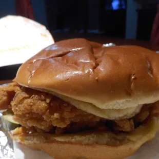 The Real Popeye&apos;s Chicken Sandwich on Brioche Bun