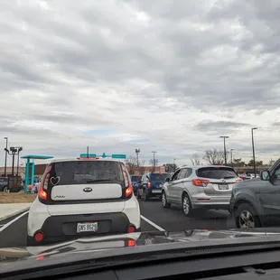 Drive-Thru 12/2/22.  Have not moved in 10 min so I left. They are still working out the kinks.