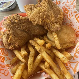 The 5-star part of Popeyes.
