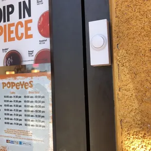 No entrance due to COVID