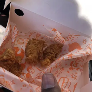 The chicken 4pc Nugget Kids Meal