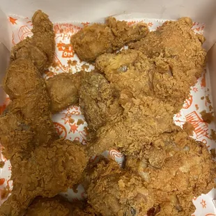 Look at the tiny little drumsticks in the corner!  My little finger was longer than a few of them.