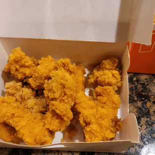 a box of fried chicken