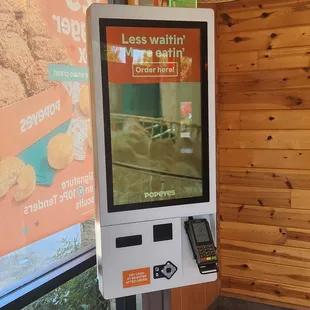 Machine take your order.