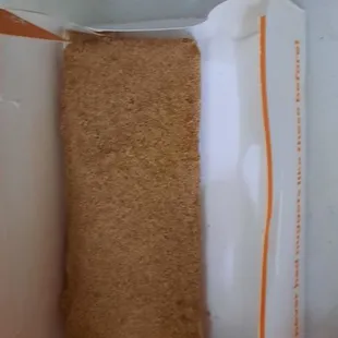 the inside of a sandwich