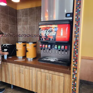 Drinks and condiments