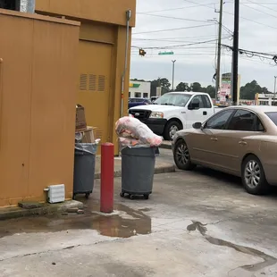 Nothing like the smell of trash before I enjoy my food. Right in the drive through. It&apos;s 10:15am, shouldn&apos;t this of been handled last night?