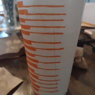 a cup of coffee on a table