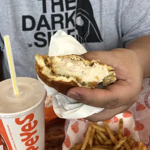 He's inhaling the new Sandwich