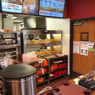 Chicken just sitting there getting cold while we wait for our mobile order to be filled. Ordered over an hour ago.