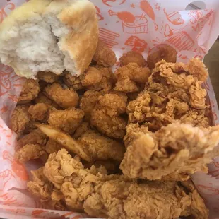 Surf &amp; turf with mash and Mack and cheese