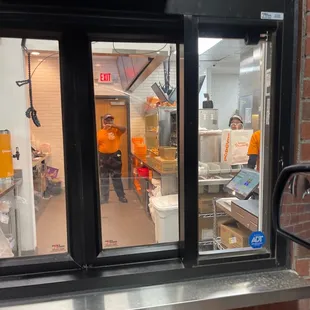Tribe thru window