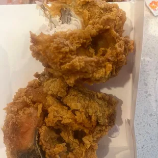 Dry chicken