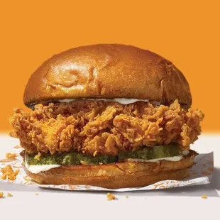 a fried chicken sandwich