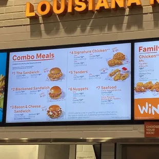 Sandwiches and combos