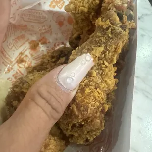 This leg is to small for an adult