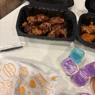 Honey BBQ Wings, Sweet and Spicy Wings