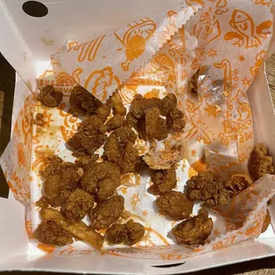 a box of fried chicken
