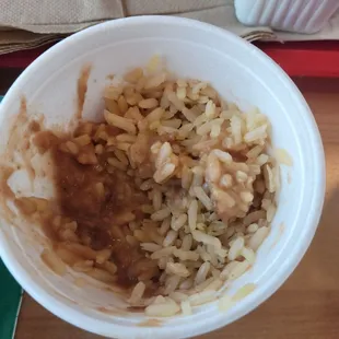When you buy the meal you&apos;ll get very small side