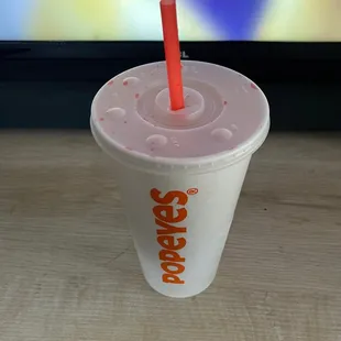 BTW this is my daughter&apos;s drink. They refused to give me one with my combo meal. What the...?