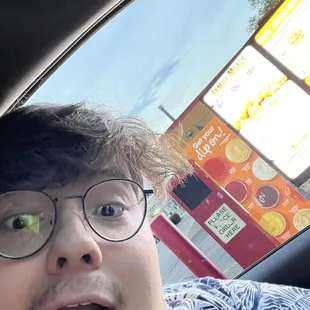 Me at the drive thru