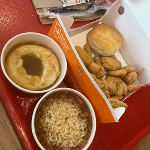 Shrimp Box Meal. $5 in the app plus one side cause I am fucking hungry man.