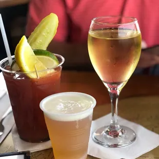 Bloody Mary and Riesling