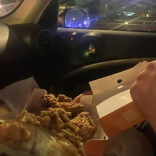 So good we&apos;re eating it on the way home