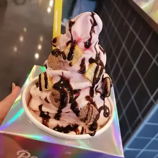 This is a customised iceream cup