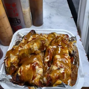 Come try our honey garlic parmesan ribs