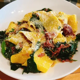 Ham Hock Collards Papardelle