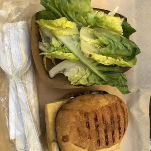 Fried Chickpea Sandwich