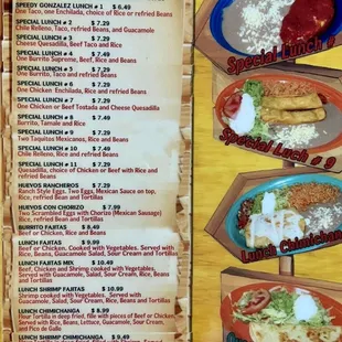 Lunch Menu - 11am-3pm