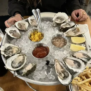 12 oysters