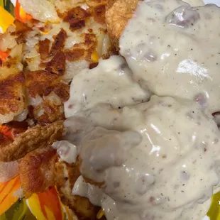 Popi's famous chicken biscuit