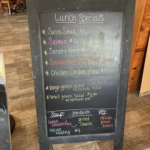 Lunch specials