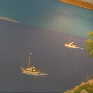 Greek-themed murals