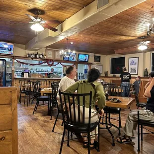 people sitting at tables