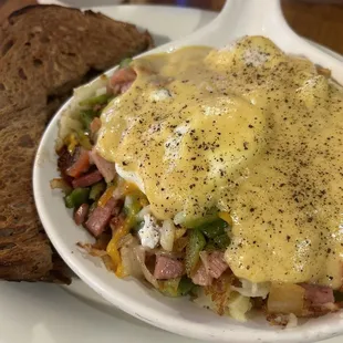 Build your own skillet with Hollandaise Sauce