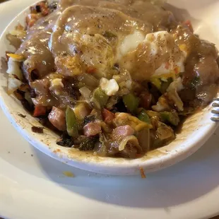 Build your own skillet with Brown Gravy