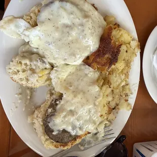 Country eggs Benedict